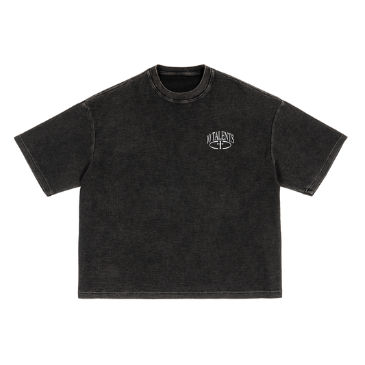 '10TALENTS' Waffle-Texture Tee (Snow Wash)